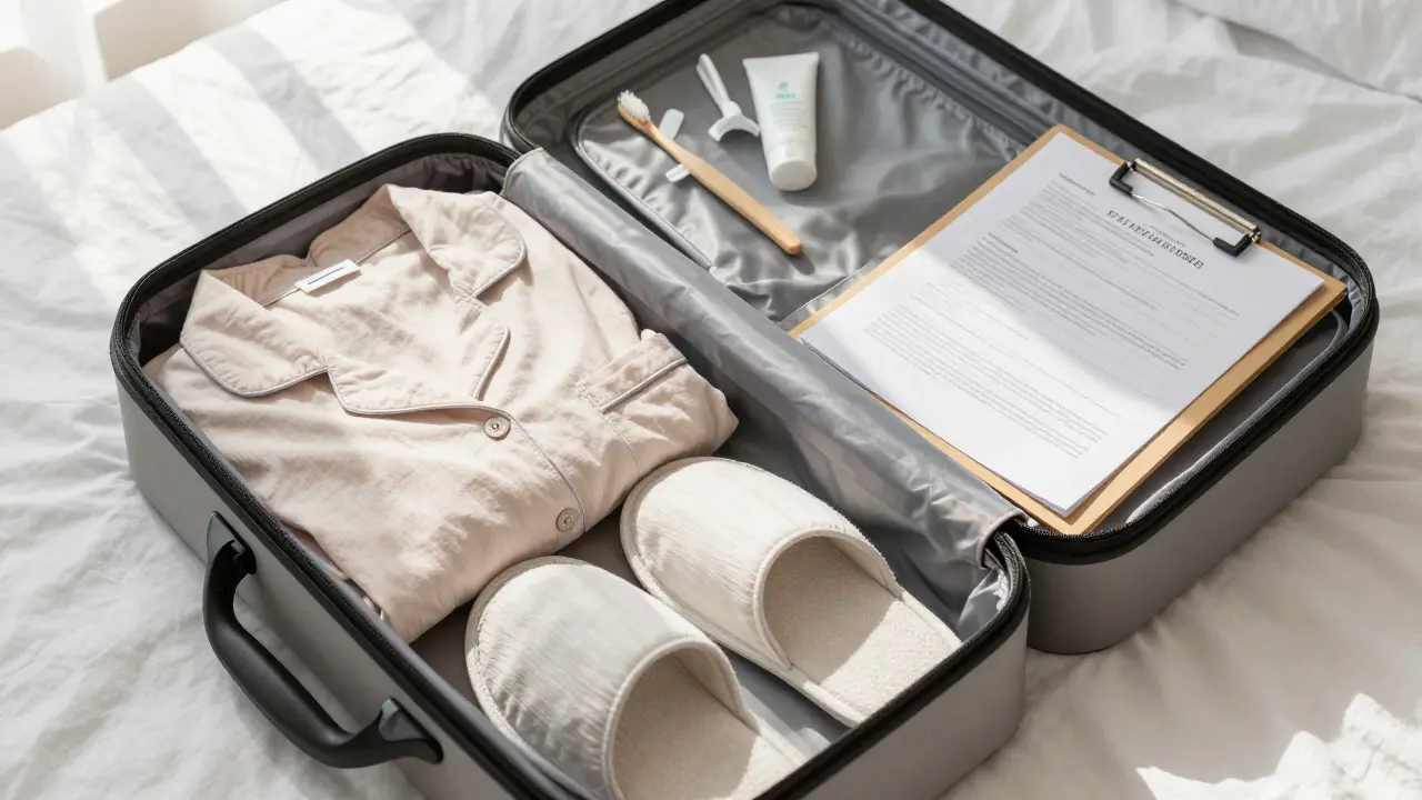 Co sbalit na gynekologickou operaci: Kompletní checklist a praktické tipy