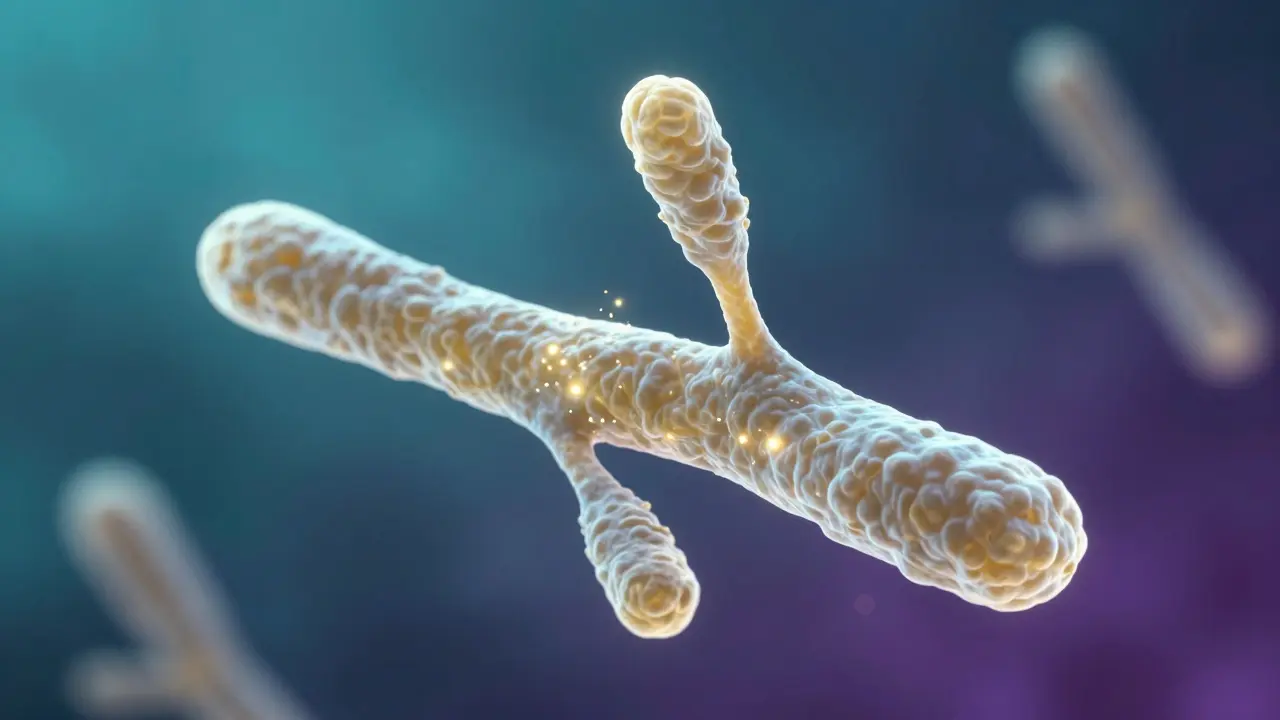 Mikroskopická 3D vizualizace kvasinek Candida albicans během léčby.